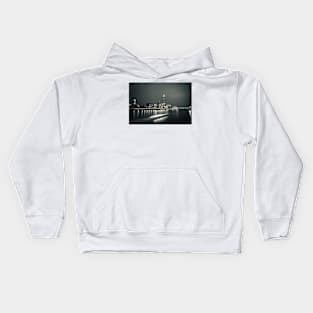 London Bridge Tower and Thames panorama Kids Hoodie